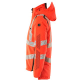 Mascot Accelerate Safe Warnschutz Winterjacke – rot/dunkelanthrazit