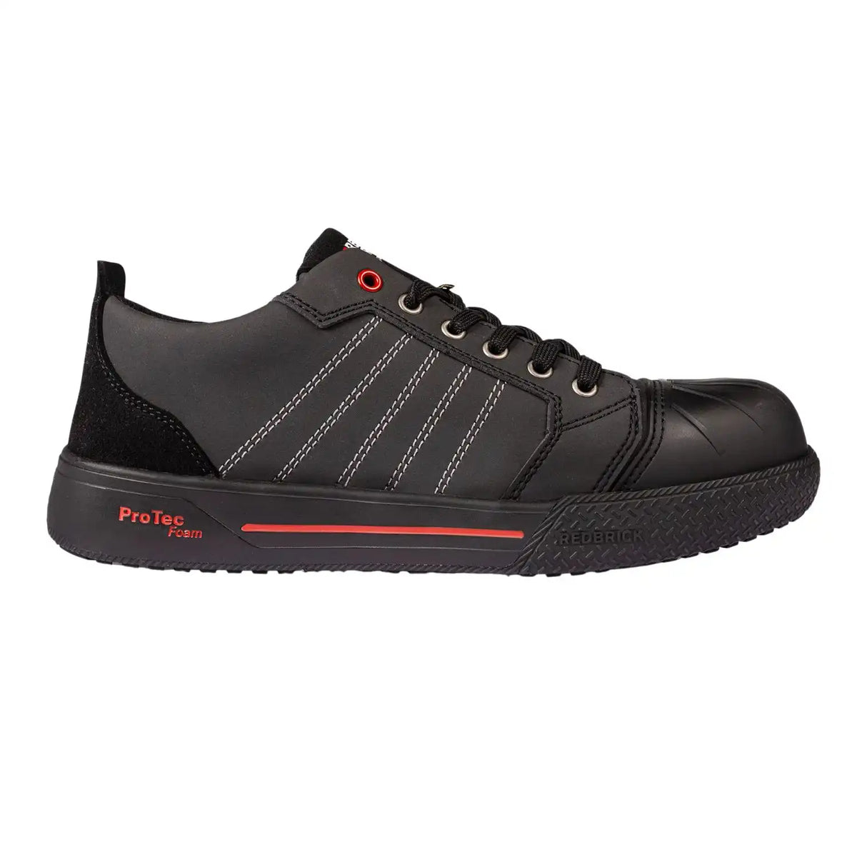 Redbrick Champ LOW S3S Sicherheitshalbschuhe schwarz – schwarz