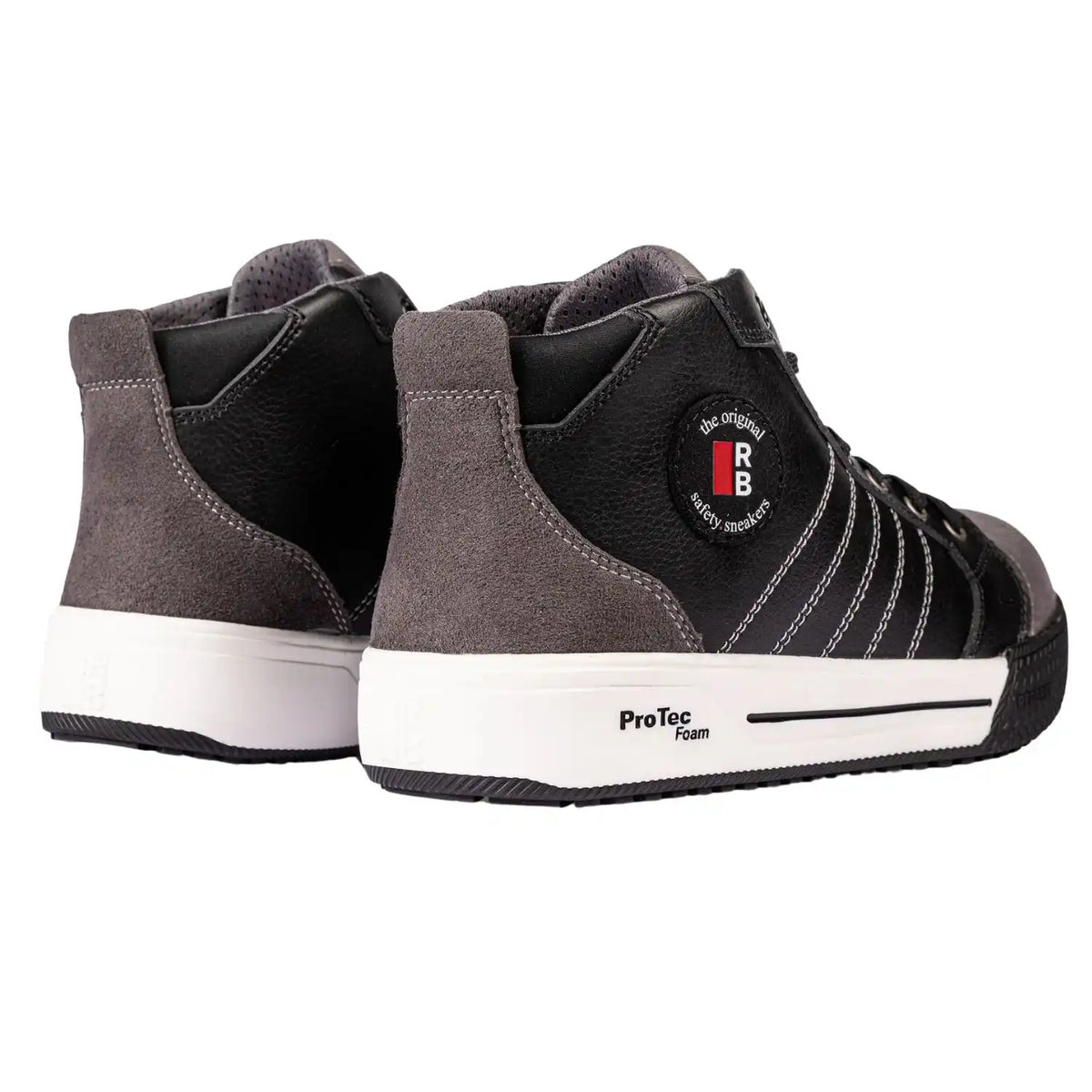 Redbrick High S3S Sicherheitshochschuhe Dunk – schwarz
