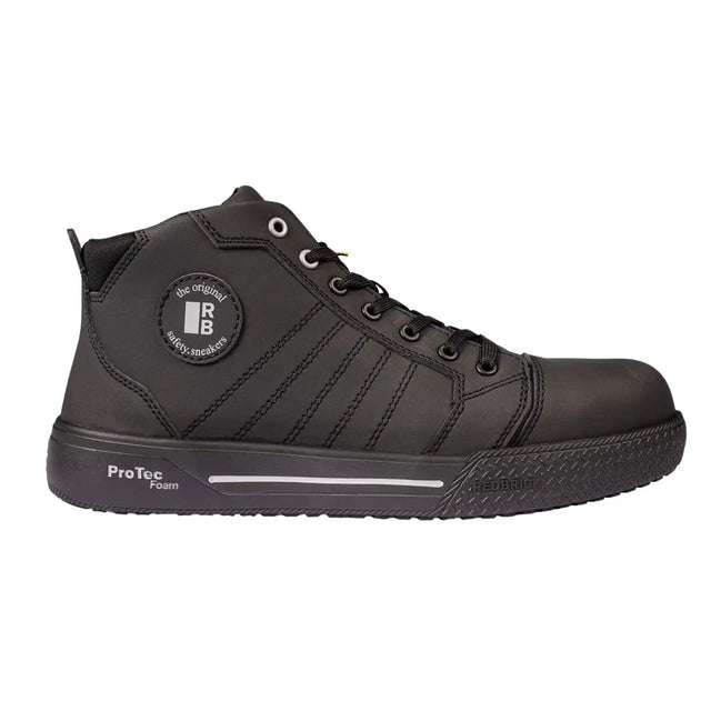 Redbrick Beater High S3S Sicherheitshochschuhe schwarz – schwarz