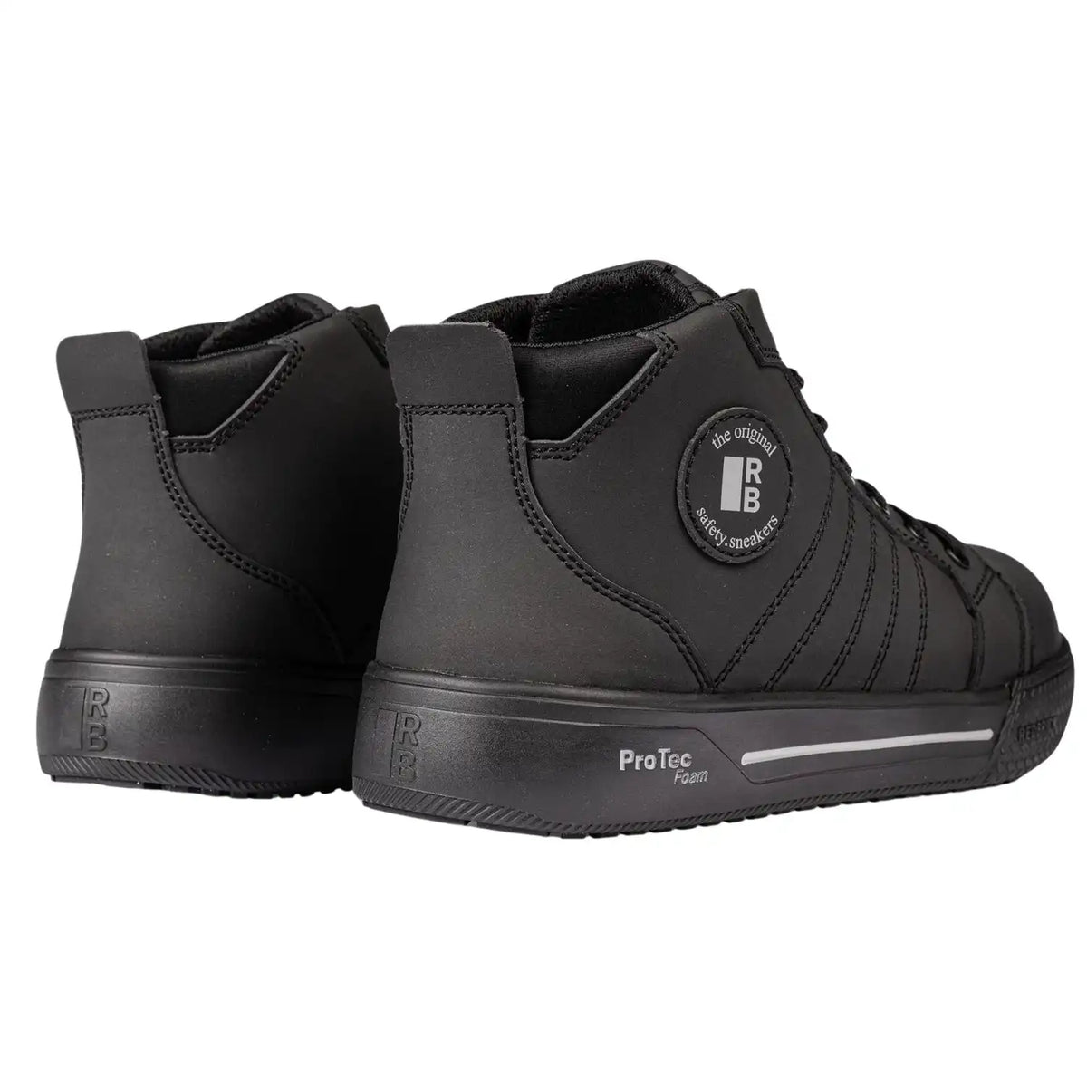 Redbrick Beater High S3S Sicherheitshochschuhe schwarz – schwarz