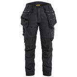 Blåkläder Damen Stretch 7170 Arbeitshose – schwarz/schwarz