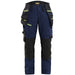 Blåkläder Damen Stretch 7170 Arbeitshose – dunkelmarine/gelb