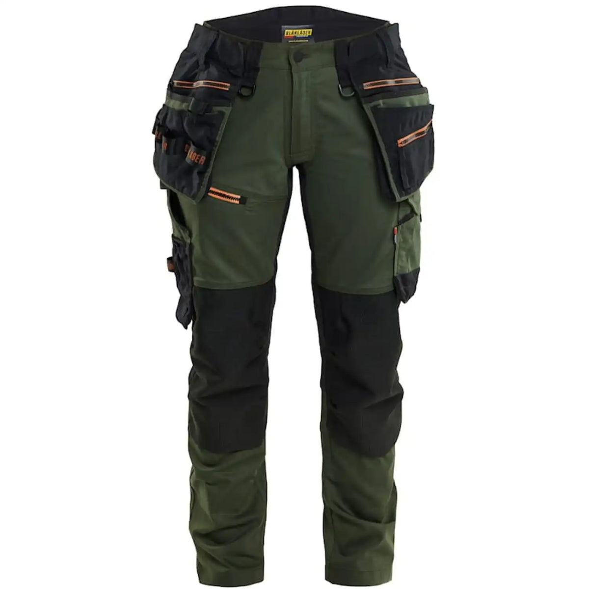 Blåkläder Damen Stretch 7170 Arbeitshose – waldgrün/rost