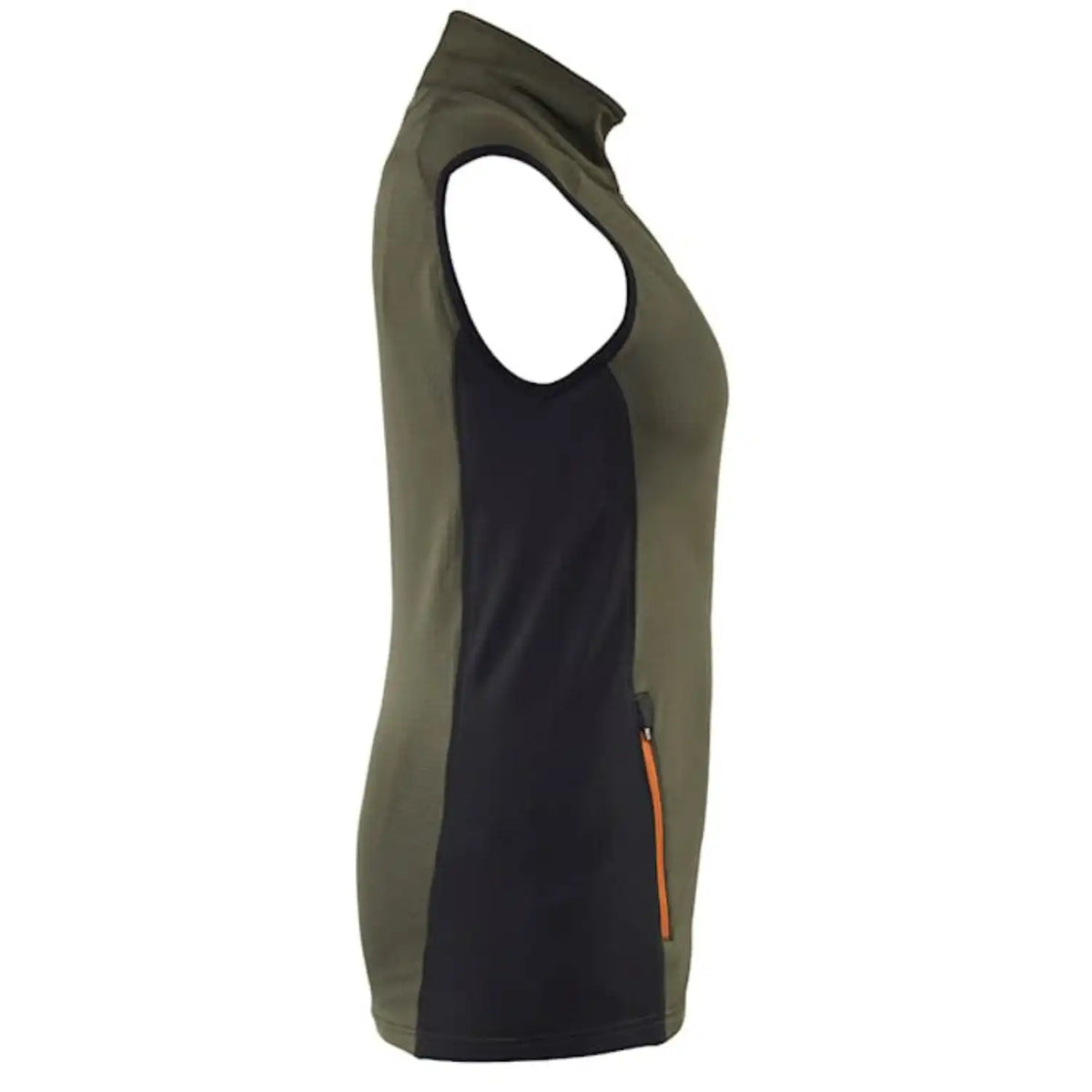 Blåkläder Damen Striker Fleeceweste – waldgrün/rost