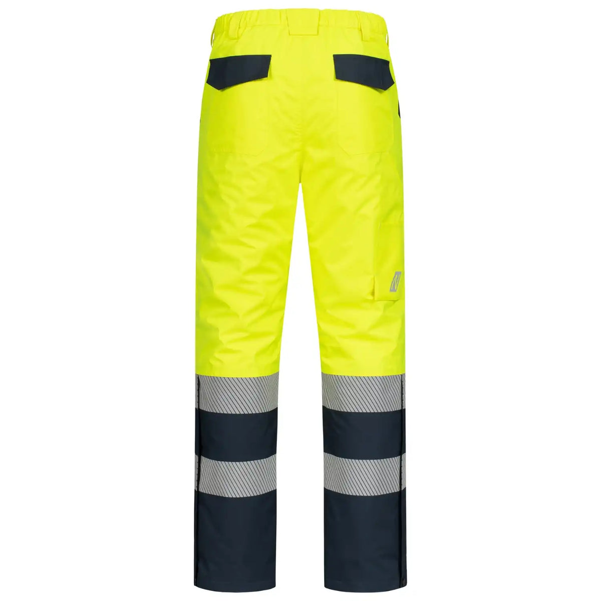 Nitras 7580 Warnschutz Winterhose – gelb/marine