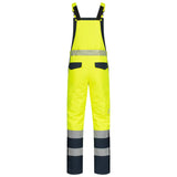 Nitras 7581 Warnschutz Winterlatzhose – gelb/marine