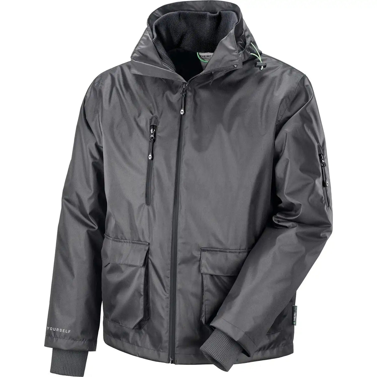 Neri Vancouver Winterjacke schwarz – grau