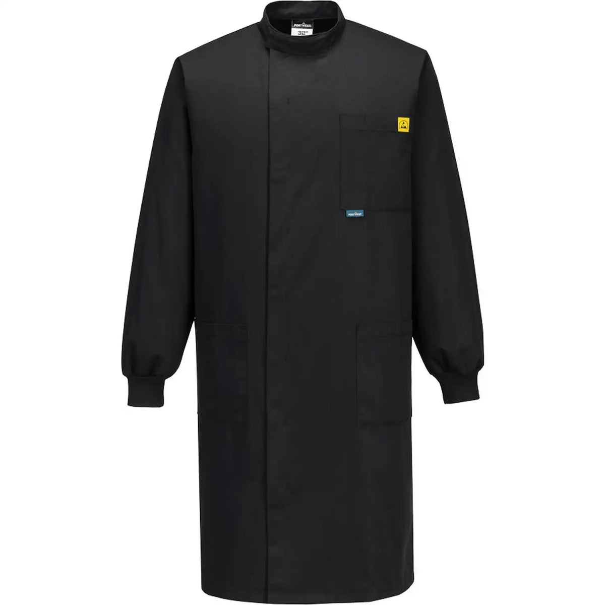 Portwest AS15 ESD Antistatik Kittel – schwarz