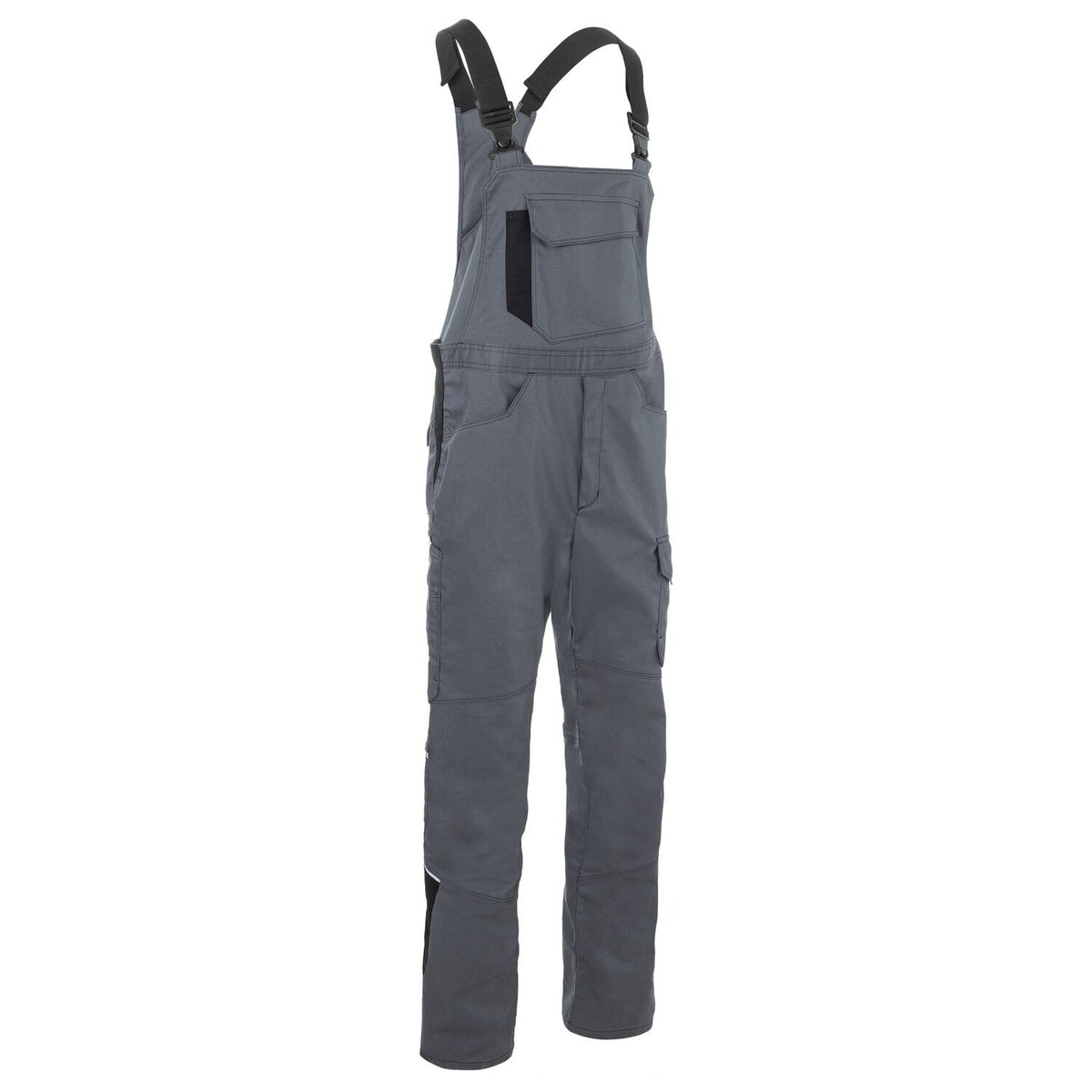 Kübler Iconiq PRO Latzhose – mittelgrau/schwarz