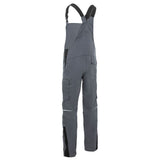 Kübler Iconiq PRO Latzhose – mittelgrau/schwarz