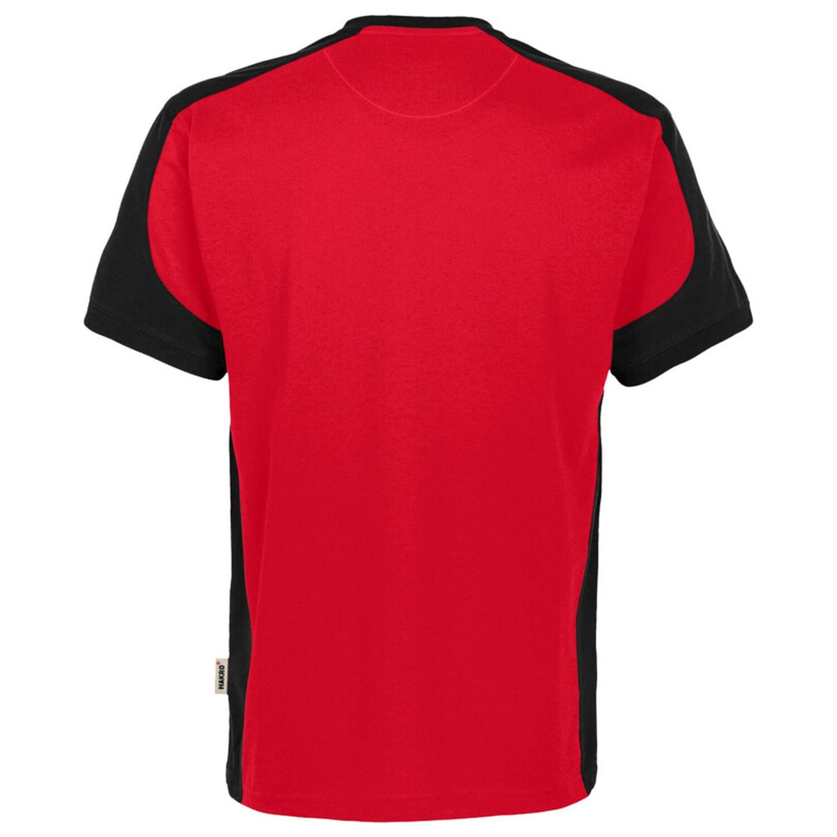 Hakro 590 T-Shirt Contrast Mikralinar Eco – rot