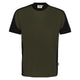 Hakro 590 T-Shirt Contrast Mikralinar Eco – olive