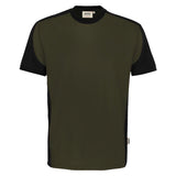 Hakro 590 T-Shirt Contrast Mikralinar Eco – olive