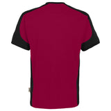 Hakro 590 T-Shirt Contrast Mikralinar Eco – weinrot