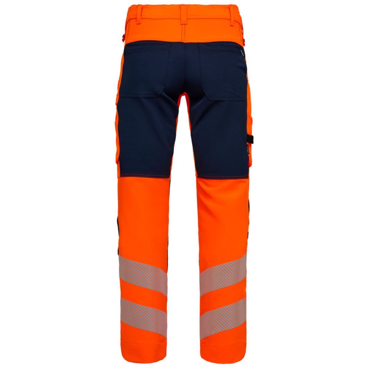 Engel 2345-124 Warnschutz Stretch Arbeitshose – orange/blau