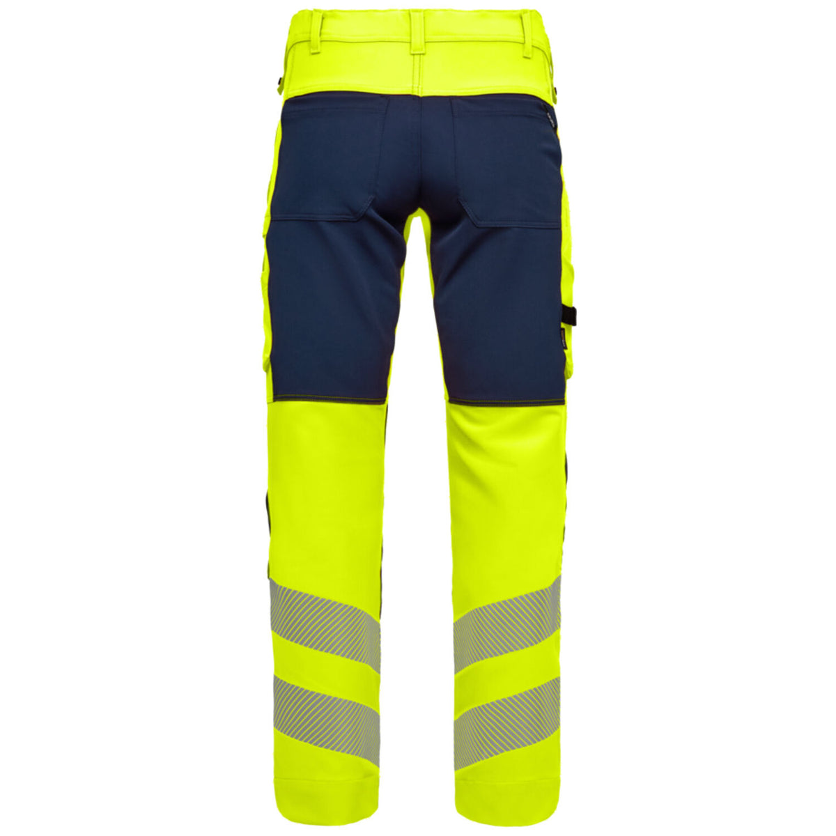 Engel 2345-124 Warnschutz Stretch Arbeitshose – gelb/blau