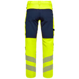 Engel 2345-124 Warnschutz Stretch Arbeitshose – gelb/blau