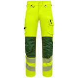 Engel 2345-124 Warnschutz Stretch Arbeitshose – gelb/grün