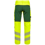 Engel 2345-124 Warnschutz Stretch Arbeitshose – gelb/grün