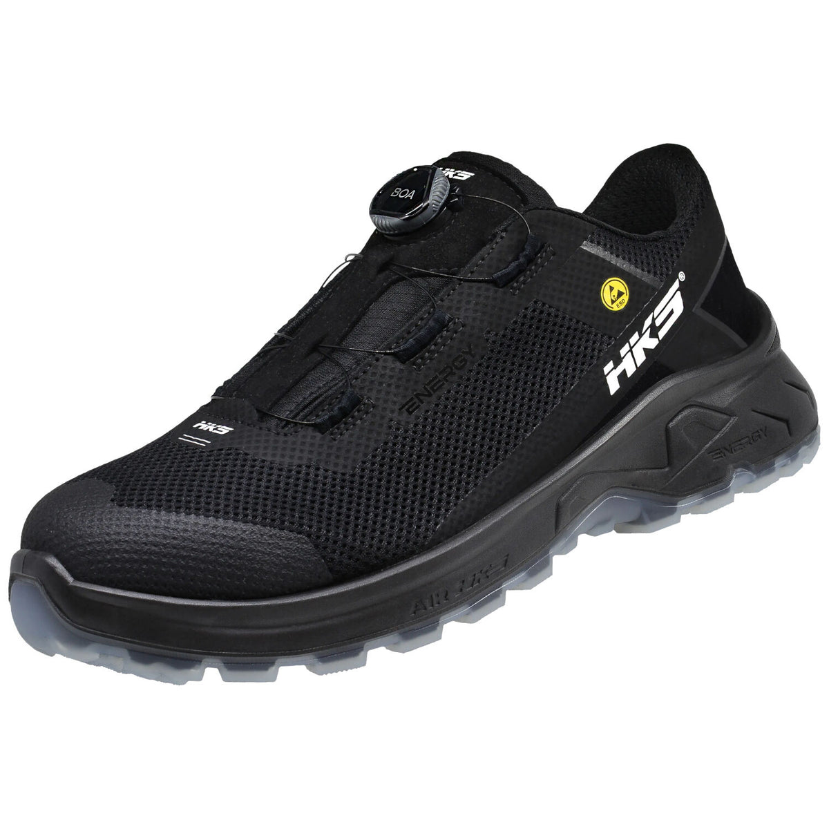 HKS AirFit BOA S1P Sicherheitshalbschuhe schwarz – schwarz