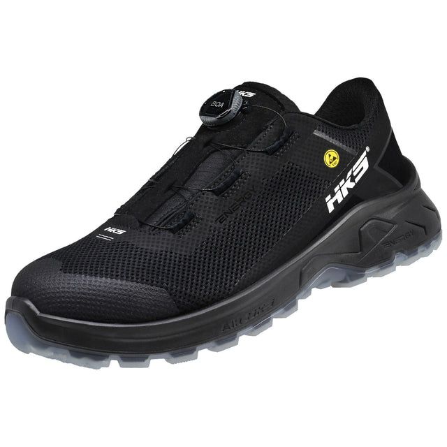 HKS AirFit BOA S1P Sicherheitshalbschuhe schwarz – schwarz