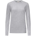 Hakro Damen 135 Pullover Premium-Baumwolle – grau-meliert