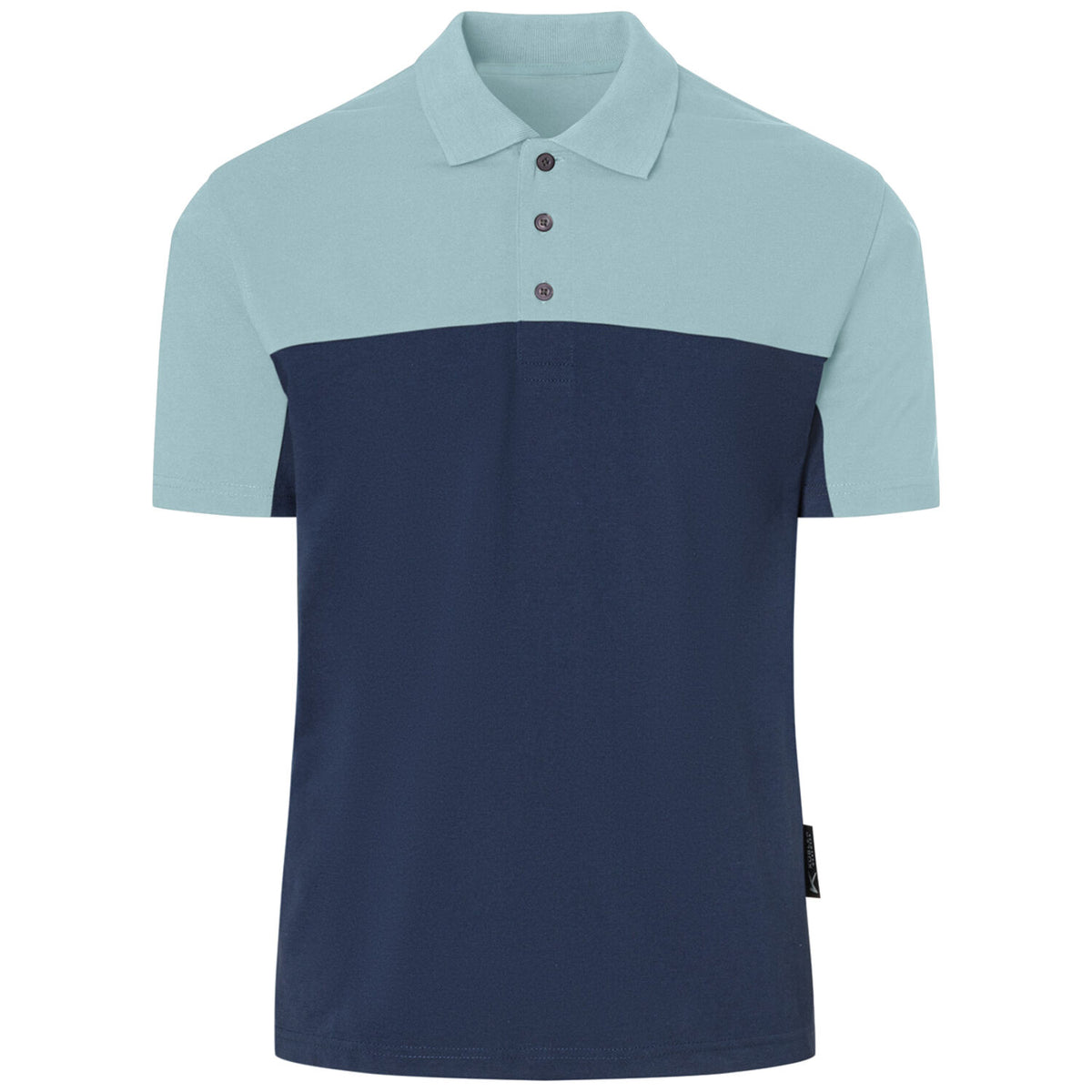 Kübler 5221 Poloshirt – dunkelblau/hellblau