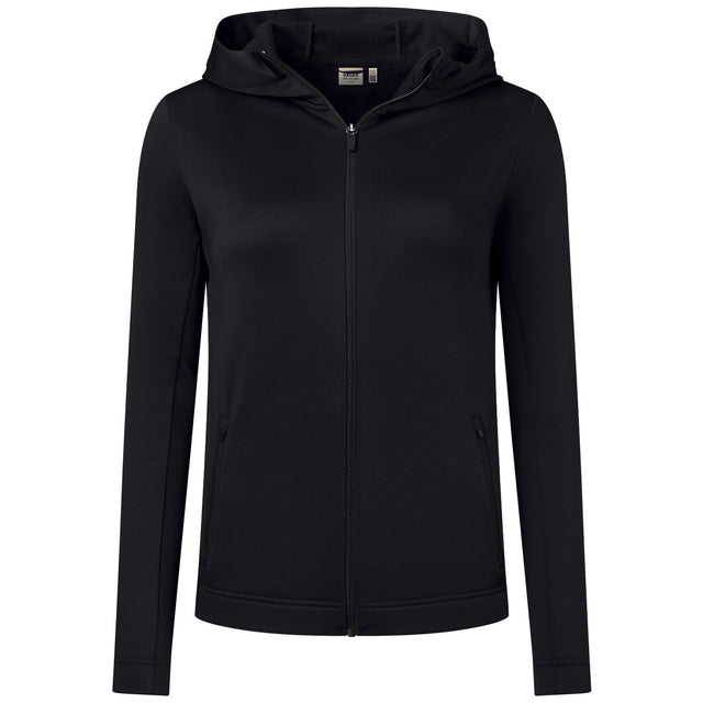 Hakro Damen 273 Kapuzen-Tecjacke ECO – schwarz