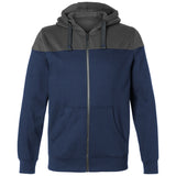 Kübler 5223 Sweatjacke – blau/grau