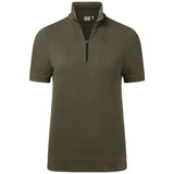 Hakro Damen 334 Zip-Shirt Mikralinar ECO – olive