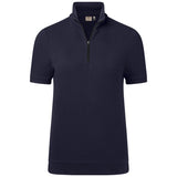 Hakro Damen 334 Zip-Shirt Mikralinar ECO – tinte