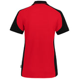 Hakro Damen 339 Contrast Poloshirt Mikralinar – rot