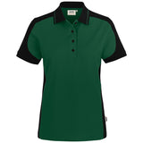 Hakro Damen 339 Contrast Poloshirt Mikralinar – tanne