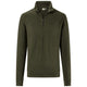 Hakro 535 Langarm-Zip-Shirt Mikralinar ECO – olive