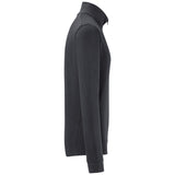 Hakro 535 Langarm-Zip-Shirt Mikralinar ECO – karbongrau