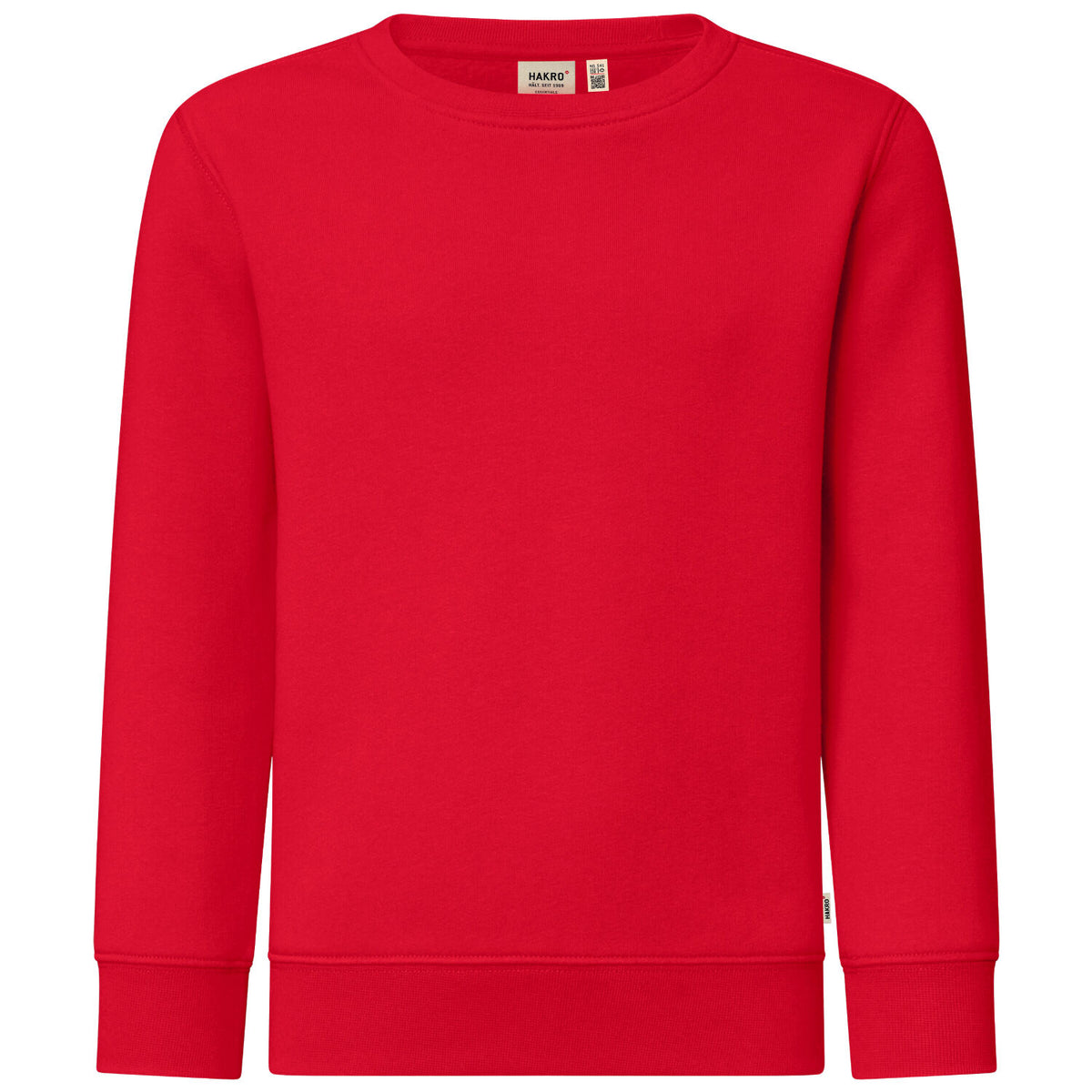 Hakro 541 Kinder Sweatshirt Bio-Baumwolle – rot