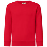 Hakro 541 Kinder Sweatshirt Bio-Baumwolle – rot