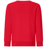 Hakro 541 Kinder Sweatshirt Bio-Baumwolle – rot