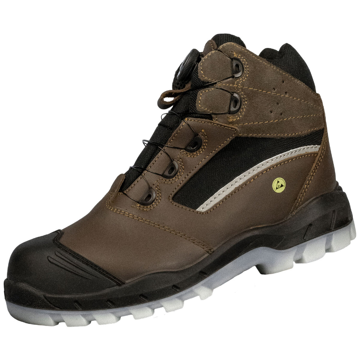 Nitras Tough Step FIT S7S Sicherheitshochschuhe braun – braun