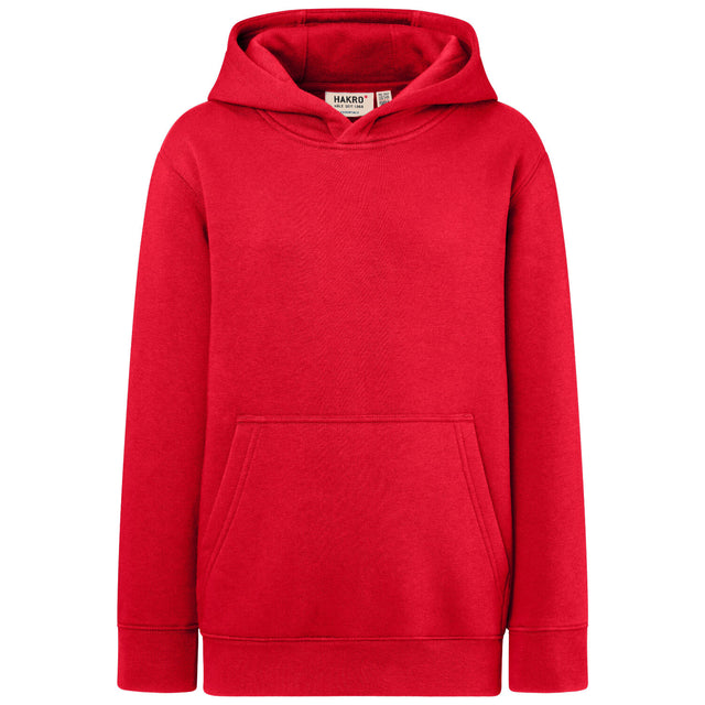 Hakro 562 Kinder Hoodie Bio-Baumwolle – rot