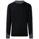 Hakro 549 Sweatshirt Contrast Mikralinar ECO – schwarz