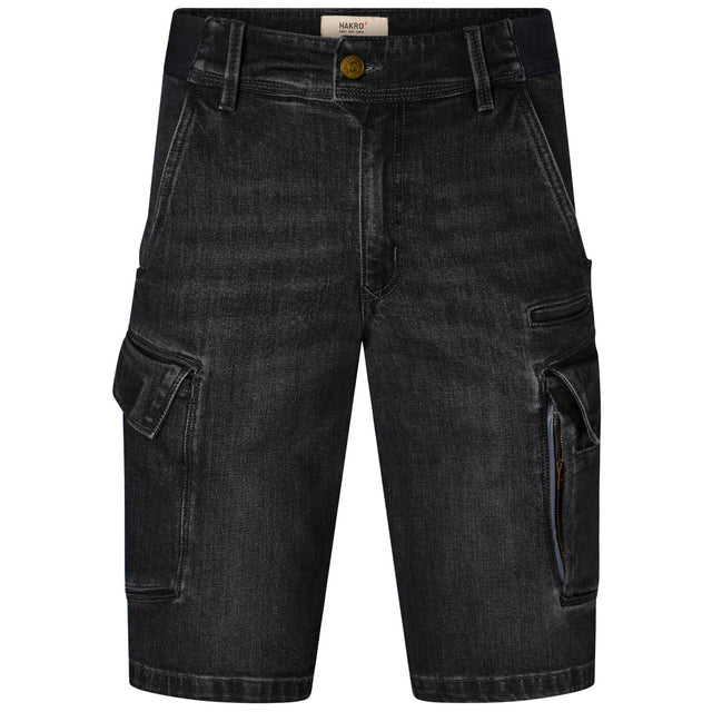 Hakro 736 Jeansshorts Dyneema X-Stretch ECO – schwarz