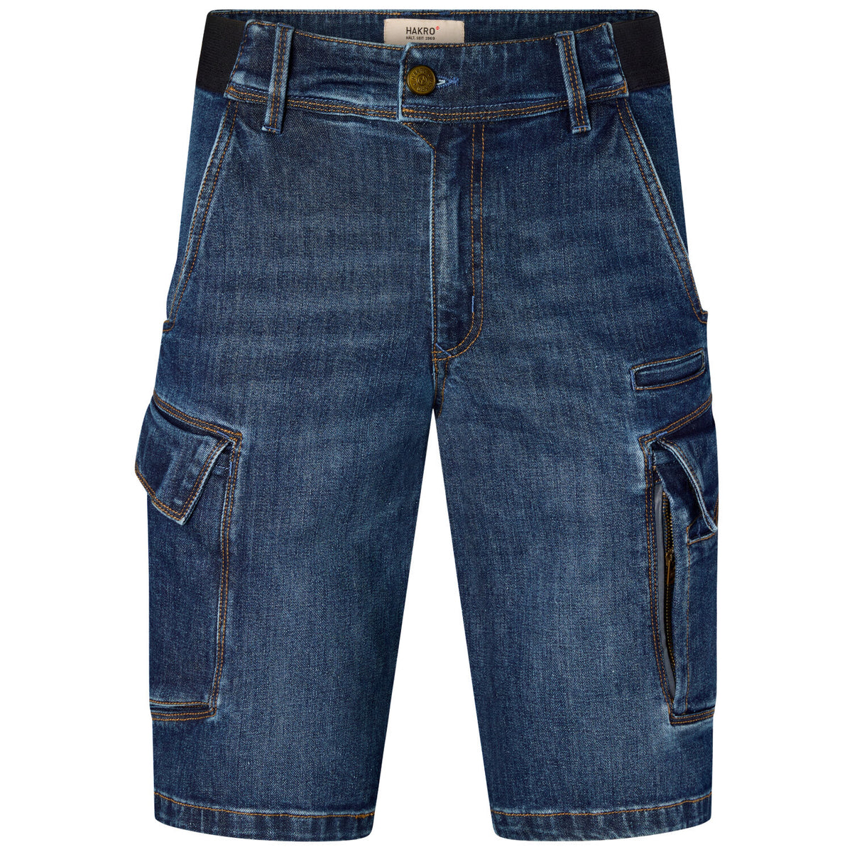 Hakro 736 Jeansshorts Dyneema X-Stretch ECO – denim