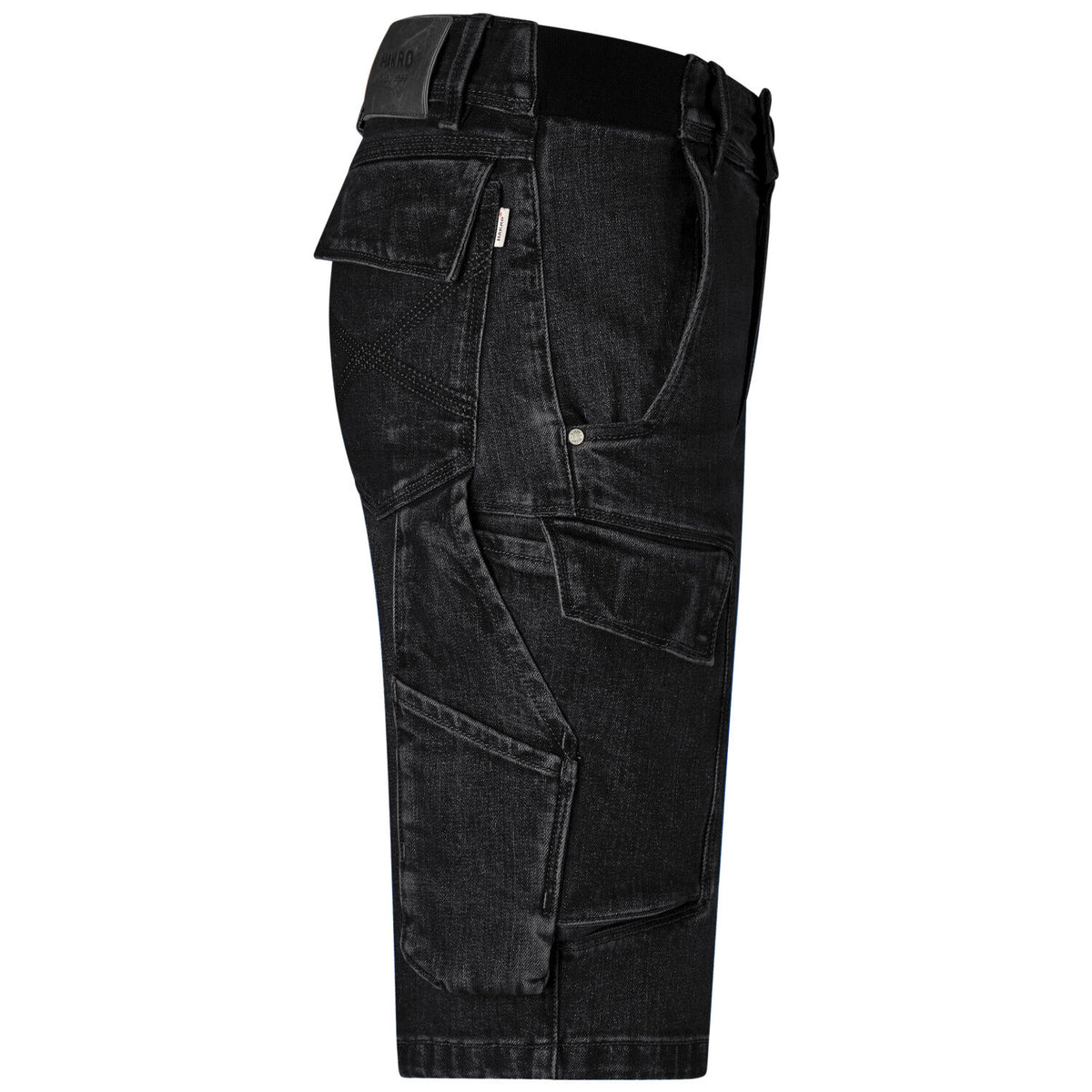 Hakro 736 Jeansshorts Dyneema X-Stretch ECO – schwarz