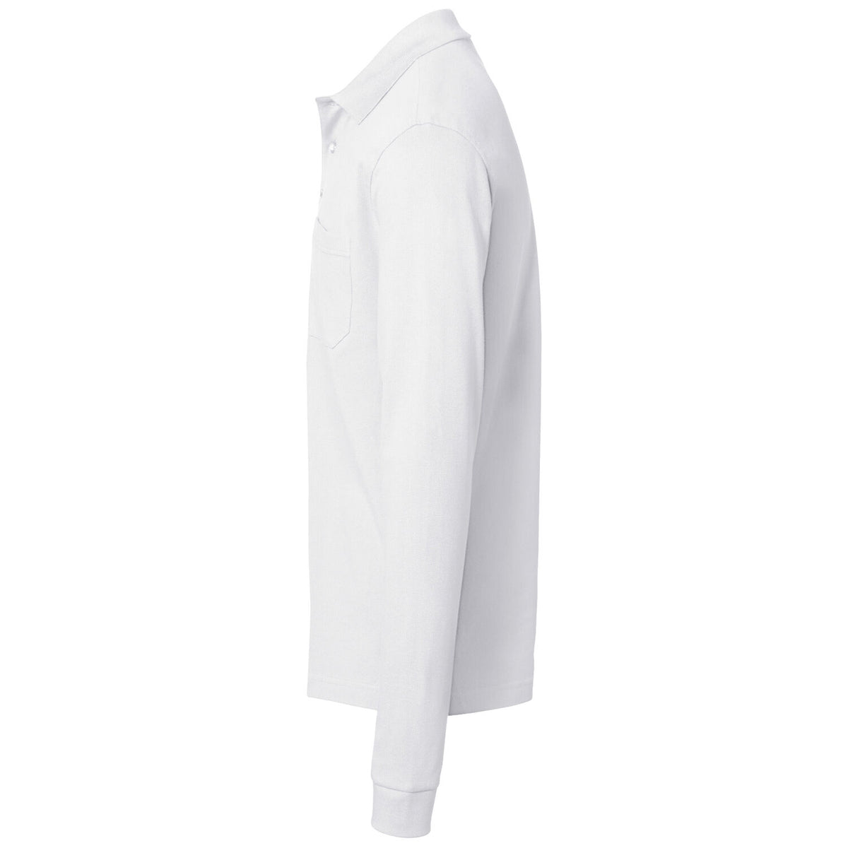 Hakro 817 Langarm Poloshirt Mikralinar ECO – weiß