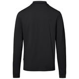 Hakro 817 Langarm Poloshirt Mikralinar ECO – schwarz