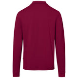Hakro 817 Langarm Poloshirt Mikralinar ECO – weinrot