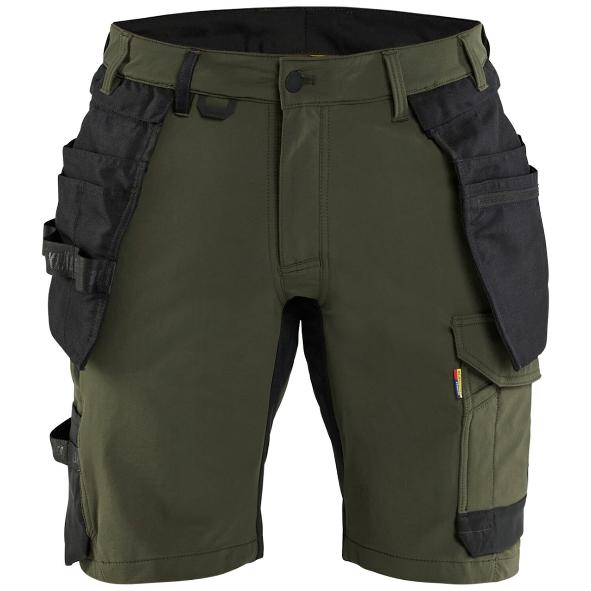 Blåkläder 1702 Arbeitsshorts – waldgrün/schwarz
