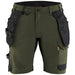 Blåkläder 1702 Arbeitsshorts – waldgrün/schwarz